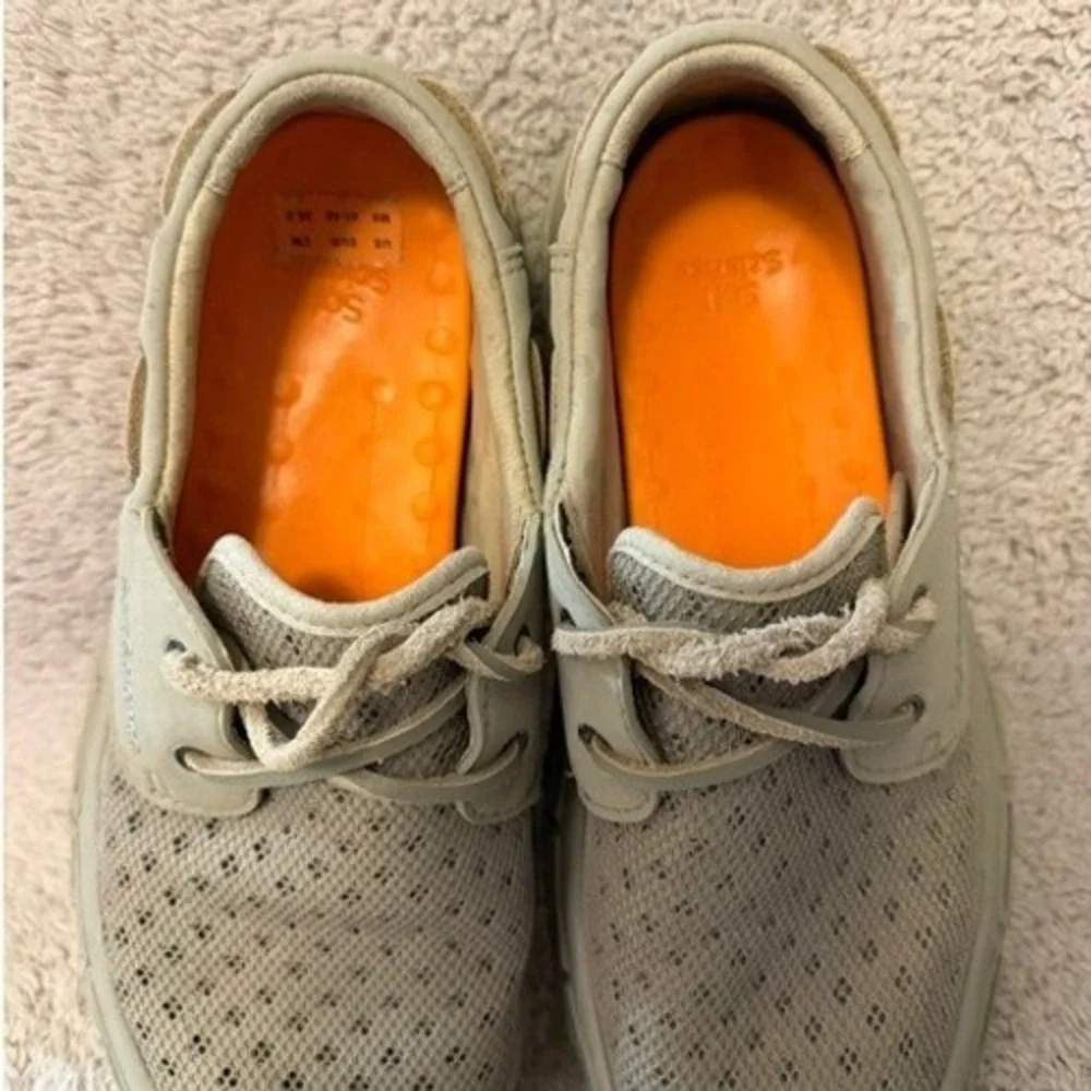 SoftScience The Fin Mens 9 Khaki Tan Mesh Water Boat Shoes Lightweight Trileon